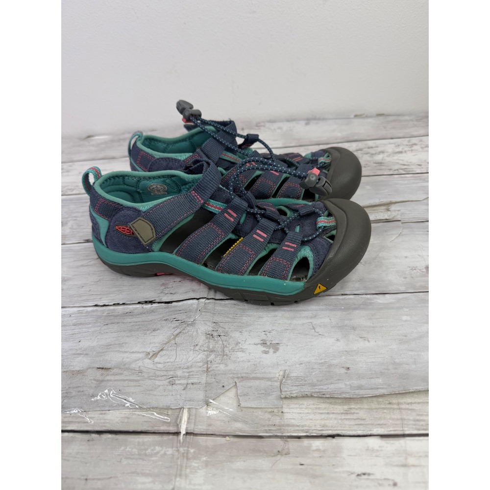 Keen Newport H2 Waterproof Sandals Blue Teal Pink Kids Size 4 Big Kid 1018315